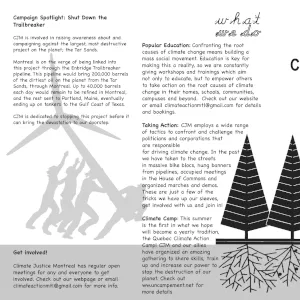 Climate Justice Montreal: Confronting climate change from the ground up